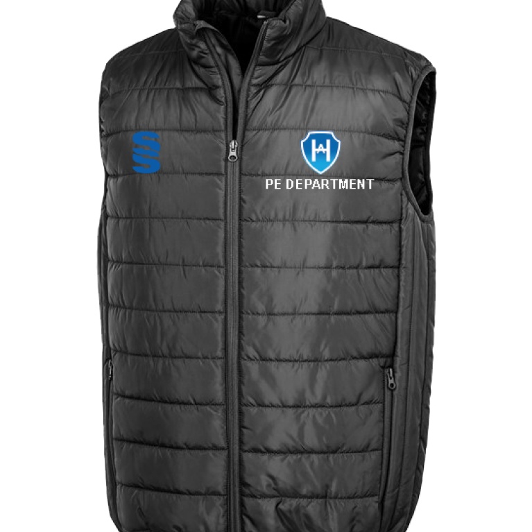 PE Department - Padded Bodywarmer - Unisex Fit